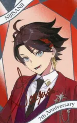 【中古】キャラカード 三枝明那(シークレット) 「バーチャルYouTuber にじさんじ 7th Anniversary ランダムチェキ風カード Aグループ」