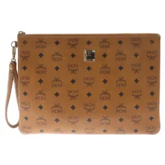 MCM (エム シー エム) レザークラッチバッグ セカンドバッグ ブラウンのサムネイル