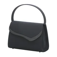 【迅速発送】hotlips フォーマルバッグ 大きめ 弔事 黒 冠婚葬祭 葬式 ハンドバッグ ブラックフォーマル レディース 慶弔両用 お受験 サブバッグ 入学式 卒業式 自立 底鋲 和装 洋装 収納力