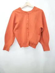 ◇ ⊇ titivate ティティベイト カジュアル 長袖 カーディガン サイズS オレンジ系 レディース E  【1507160004828】