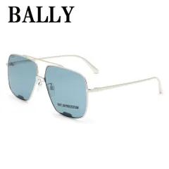 バリー BALLY BY0017-D 18N 60 サングラス アジアンフィット UVカット 紫外線カット メンズ レディース ブルー シルバーのサムネイル