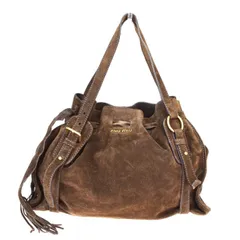 ま*く様 MIU MIU 99AW archive スウェードショルダーBag
