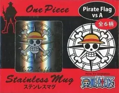 【中古】マグカップ・湯のみ(キャラクター) ルフィ(海賊旗Ver.A) ステンレスマグ 「ワンピース」