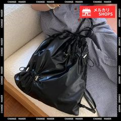 リュックサック ナイロン レディース 巾着型リュック デイパック プリーツ 無地 修学旅行 カバン オシャレ シンプル 通学 カジュアル お出かけ 韓国ファッション アウトドア バッグ 可愛い リュック メタリック 安心のサイズ感 99MSPJ-004