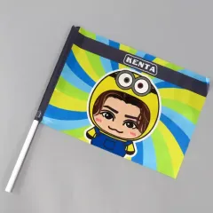 【中古】タペストリー 神谷健太(THE RAMPAGE) ボブ/フラッグ 「居酒屋えぐざいる×ミニオンズ フィーバー ケビン＆ティムver.」 推しメンガチャ景品