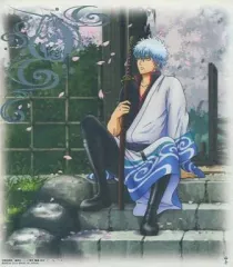 【中古】食玩 雑貨 【レア】1.坂田銀時(座り) 「銀魂色紙ART」 