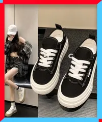 新品 厚底スニーカー レディース ローカット 靴 ボリュームソール バイカラー靴 人気 レースアップ くつ 【送料無料】