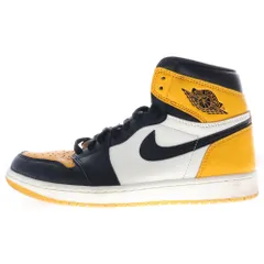 NIKE (ナイキ) AIR JORDAN 1 RETRO HIGH OG TAXI 555088-711 エアジョーダン1 タクシー ハイカットスニーカー イエロー US9.5/27.5cm