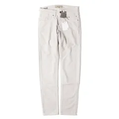 【新品】SIVIGLIA シビリア パンツ サイズ:28 / スリム ストレート ストレッチ コーデュロイ パンツ (P16IE1P022E3S006) / ライトグレー / イタリア製 / ボトムス ズボン【メンズ】