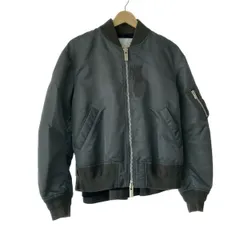 薄手✨Sacai サカイ 素材切替 MA-1 Flight Jacket Sacai - Denim MA-1 Jacket | HBX - Globally Curated Fashion