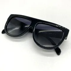 CELINE セリーヌ サングラス CL4001F グラデーションレンズ 眼鏡 めがね アイウェア  男女兼用 60□12 150 ブラック 服飾小物 B14787◆のサムネイル