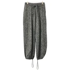 ATON エイトン WOOL MOULINE EASY PANTS ウールイージーパンツ グレー 02 7032081のサムネイル