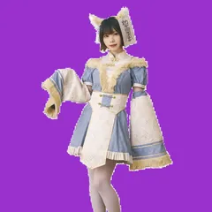 【人気商品】クリアストーン(Clearstone) ダスティコンフィ コスプレ ハロウィン キツネキョンシー レディース ブルー