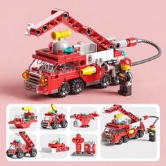 7 사다리 소방차 레고 블록 호환 키트 LEGO 호환품 시티 지육 완구 선물 미니 피그 전국 무료 배송 신품 미사용품 싼 추적 없음