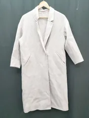 ◇ green label relaxing UNITED ARROWS ロング ウール混 長袖 チェスターコート サイズXS オフホワイト系 レディース P  【1405090005383】
