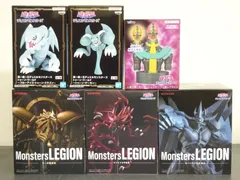 遊戯王 Monsters LEGION 3種 トゥーン ワールド 2種 サイコショッカー フィギュアライト フィギュア 6点セット 未開封品