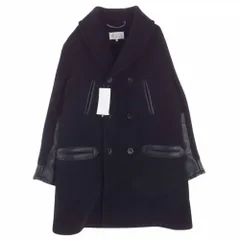 メゾンマルジェラ コート ①⑩ライン 22AW S50AM0564 レザー切替のサムネイル