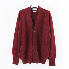 【新品】HERILL（ヘリル）Wholegarment Cardigan 22-080-HL-8010-3 Brown / size 2