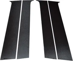 start.side HONDA ホンダ VEZEL ヴェゼル カーボン風 左右セット プロテクト ステッカー(サイドピラー)