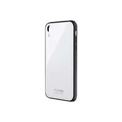 iPhone XR 背面ガラスシェルケース「SHELL GLASS」 ホワイト (ホワイト)