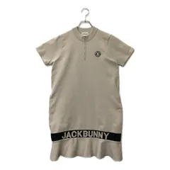 サイズ：2 JACK BUNNY ジャックバニー  ハーフジップ 半袖ワンピース  グレー系 [240101489392] ゴルフウェア レディース ストスト 中古 レディース ジャックバニー Jack Bunny!! ワンピース 2(L