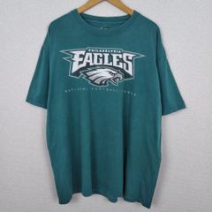 NFL フィラデルフィアイーグルス Tシャツ ロゴプリント グリーン XLサイズ メンズ 古着 スポーツMIX