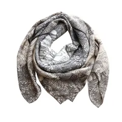 [BRMM MIA] 90cm スカーフ レディース 正方形 シルク風 スカーフ 大判 通勤 旅行 バッグ オーナメント用 バンダナ ギフト