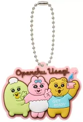 【中古】食玩 キーホルダー 集合 「おぱんちゅうさぎ ラバマスグミ」