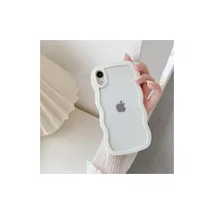 QLTYPRI iPhone XS Maxケース クリア TPUカバー おしゃれ 韓国 可愛い 透明 薄型 軽量 耐衝撃 スマホケース ワイヤレス充電対応 ストラップホール付き アイフォン XS Max ケース 6.5インチ 対応 - ホワイト 1