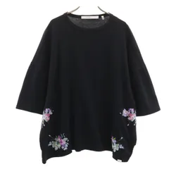 rehacer レアセル 日本製 半袖 Tシャツ L 黒 レディース 古着のサムネイル