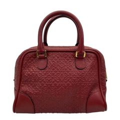 LOEWE ロエベ 301.55.L01 アマソナ23 ハンドバッグ ミニバッグ 手持ち鞄 アナグラム レザー レッド 赤