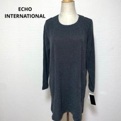 キートン ニット セーター シルク100% イタリア製 Vネック グレー 40 