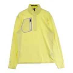 サイズ：XS RLX ラルフローレン  裏起毛 ハーフジップ 長袖Tシャツ  イエロー系 [240101279695]# ゴルフウェア メンズ ストスト