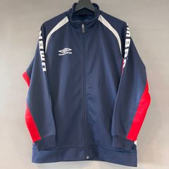 umbro スポーツジャージ ホワイト/ネイビー - メルカリ