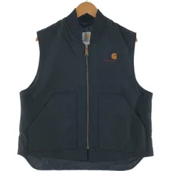 Carhartt 米国製 ベスト モスグリーン 腰ゴム 2001年生産