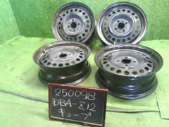 ニッサン キューブZ12純正 15インチスチールホイール ブラック色 4本 Yahoo!オークション -「キューブ z12 純正」(タイヤ・ホイール