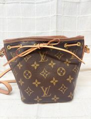 ルイヴィトン/Louis Vuitton ナノノエ M41346 ショルダーバック 内側ペン跡のような汚れございます M-1074