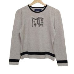 エムズグレイシー40長袖カットソー　ベージュ フリルカットソー | msgracy