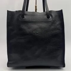 【美品】IL BISONTE イルビゾンテ ブラックキャンバスレザートートバッグ トートバッグ｜トート・ハンドバッグ｜IL BISONTE(イルビゾンテ