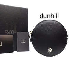 dunhill ダンヒル コインケース 小銭入れ フルハム ベルグレイブ 20R2B11MF644R 丸型 レザー 本革 ブラック 黒