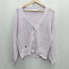 ◇ SNIDEL 長袖 ニットカーディガン サイズ1 ラベンダー レディース E  【1406050083564】