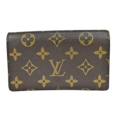 【中古】 ルイヴィトン LOUIS VUITTON ポルトモネ ビエ トレゾール L字ファスナー 二つ折り 財布 モノグラム レザー M61730 61JF254