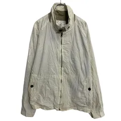 LONDON FOG ブルゾンジャケット L ホワイト ロンドンフォグ ジップアップ モックネック シンプル アウター 古着卸 アメリカ仕入 a703-6250