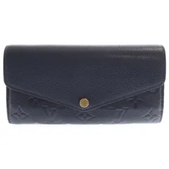 LOUIS VUITTON (ルイヴィトン) モノグラム アンプラント ポルトフォイユサラ マリーヌルージュ ロングウォレット 長財布 ネイビー M62125