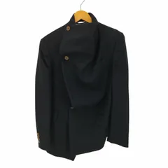 ヴィヴィアンウエストウッドマン Vivienne Westwood MAN BIG COLLAR DRAPE JACKET ビッグカラー ドレープ ジャケット ウール ショート コート メンズ EUR：46 のサムネイル