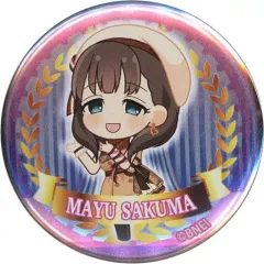 【中古】バッジ・ピンズ 佐久間まゆ 「アイドルマスター シンデレラガールズ MEETING CAFE in アニON STATION マグネットバッジコレクション」