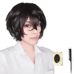 【迅速発送】SUNXXCOS 文豪ストレイドッグス耐熱 ウィッグ コスチューム用小物 お祭りwig (太宰治)