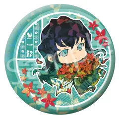 【中古】バッジ・ピンズ 時透無一郎 「鬼滅の刃 トレーディングホログラム缶バッジ 第2弾 誕生花ver.」