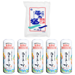「ぬちまーす マイソルト 30g×5個」「沖縄の海水塩美ら海育ち 500g」の特選セット