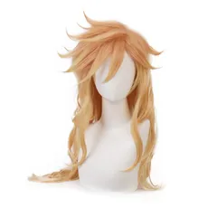 コスプレウィッグ 童磨 どうま 鬼滅の刃 コスチューム かつら 耐熱 cosplay wig 仮装 変装 コスチューム小物 学園祭 文化祭 お祭り イベント  ハロウィン 専用ネット ネット付き - メルカリ